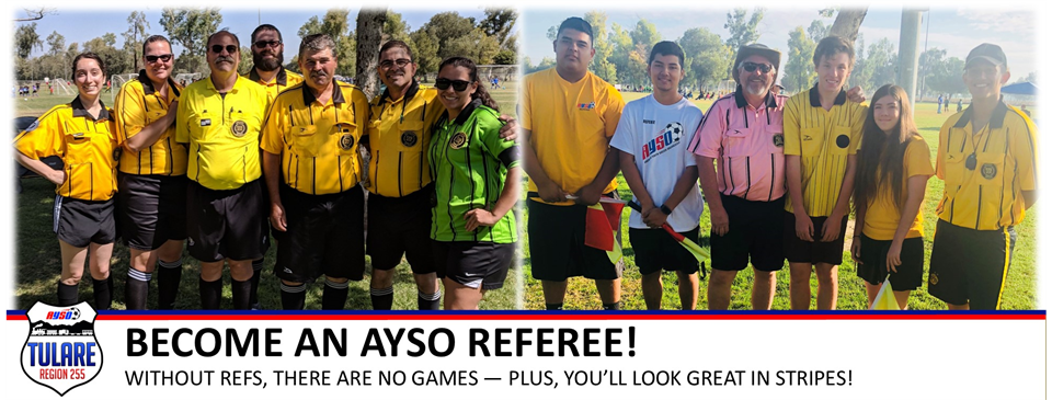 BECOME AN AYSO REFEREE