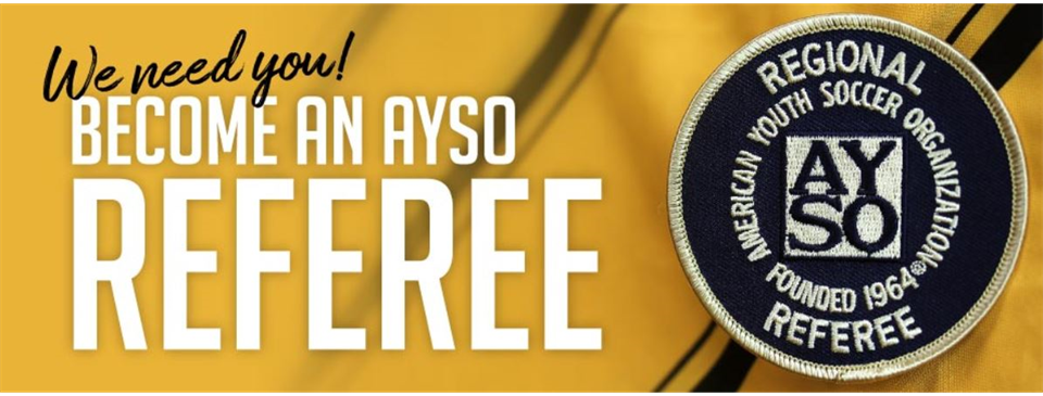 BECOME AN AYSO REFEREE