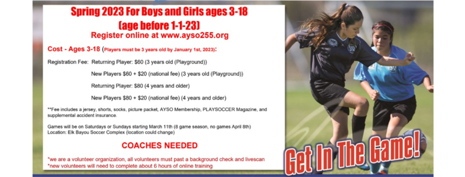 Spring Registration